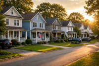 best-insurance-companies-usa-2026-1 Best insurance companies in USA 2026 — American suburban homes and cars protected by reliable insurance